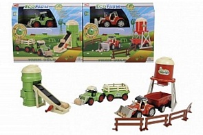 Набор Эко-ферма с трактором, 2 вида (Dickie, 3475345)